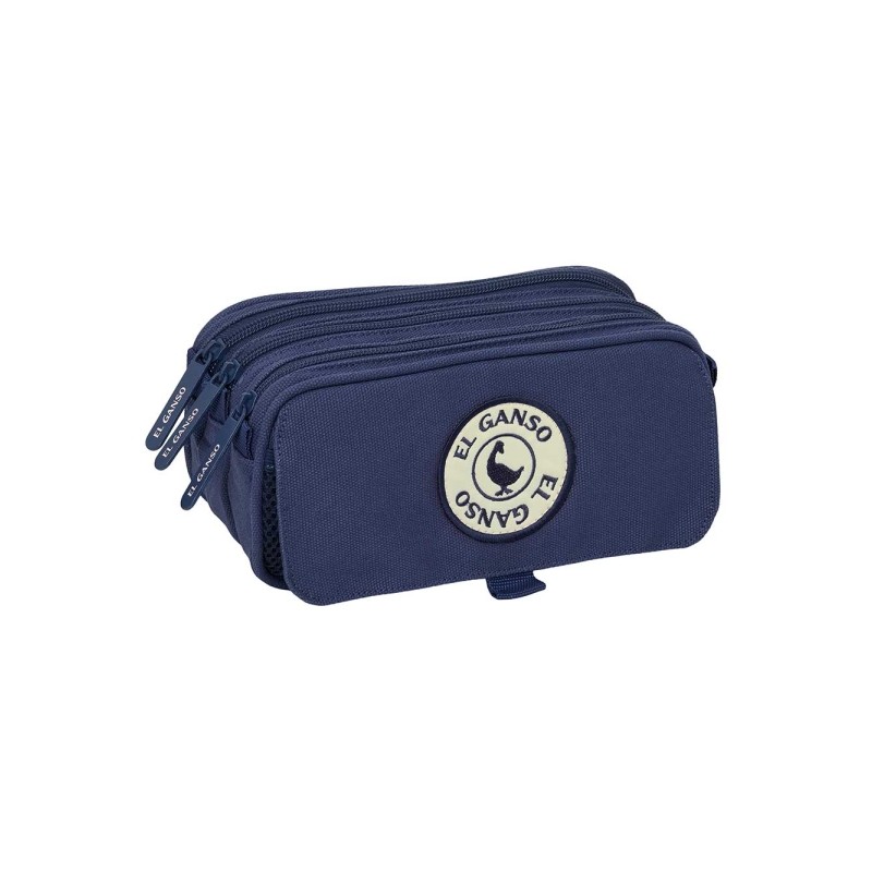 Safta el Ganso Jeans Borsa multiuso - 3 scomparti con cerniera - Cinturino posteriore regolabile - Tasca frontale a rete