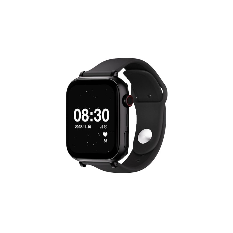 Savefamily SaveWatch Plus: smartwatch per bambini con GPS e funzione di chiamata - IP67 - Pulsante SOS - Cassa nera - Ci