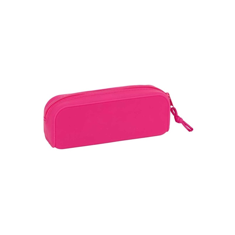 Safta Benetton Heart Borsa multiuso - Cerniera - Silicone - 0.60 L - 185x55x75 mm - Colore rosa