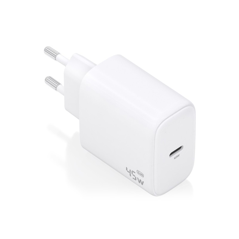 Caricabatterie Aisens GAN 45W - USB-C PD3.0 QC4.0 - Colore: bianco