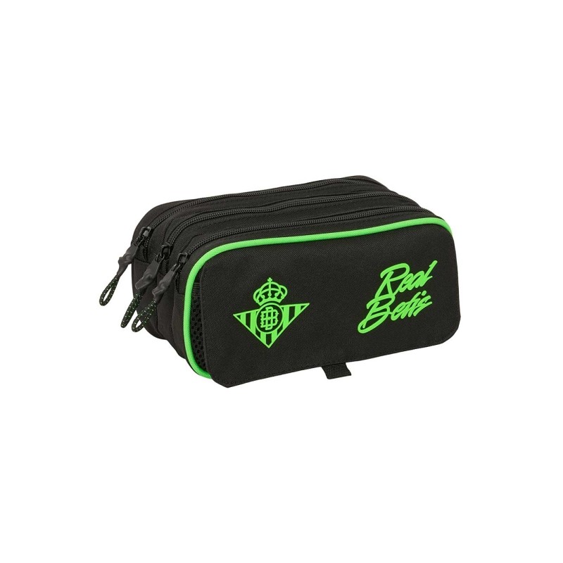 Safta Real Betis Balompie Borsa multiuso - 3 scomparti con cerniera - Cinturino posteriore regolabile - Tasca frontale a