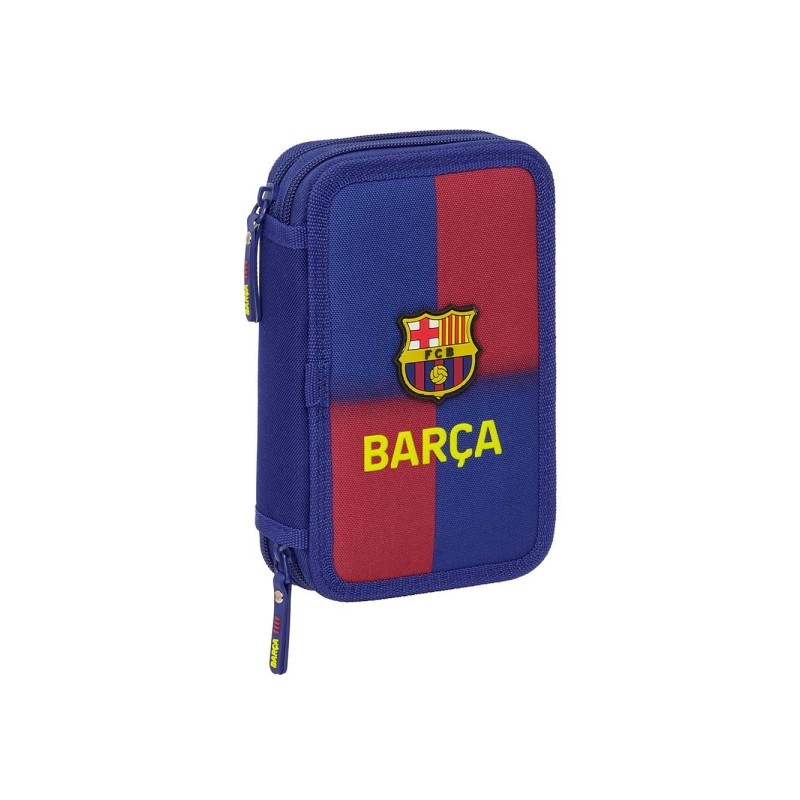 Safta F.C. Barcelona Astuccio da 1 L. 29 pezzi - 2 scomparti - Chiusura a cerniera - 12.5 x 19.5 x 4 cm - Colore: rosso 