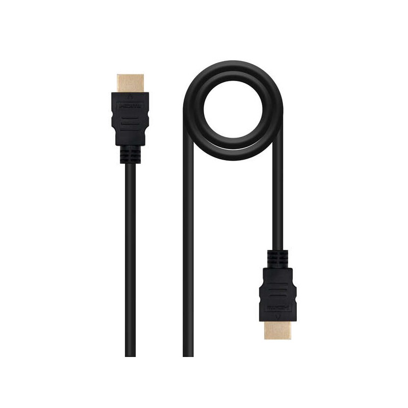 Cavo HDMI Nanocable V1.4 (High Speed/HEC) A/M-A/M 1.0 m - Colore: nero