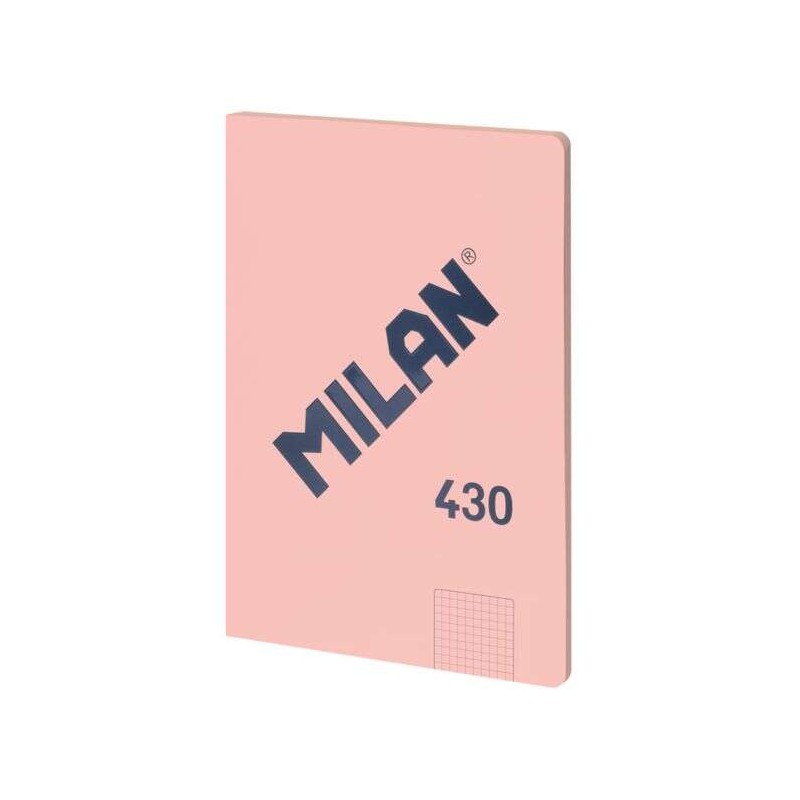 Quaderno incollato Milano Serie 1918 formato A4 con quadretto 5x5mm - 48 fogli da 95 gr/mq - microperforato - copertina 