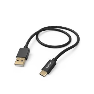 Cavo USB in tessuto Hama -...