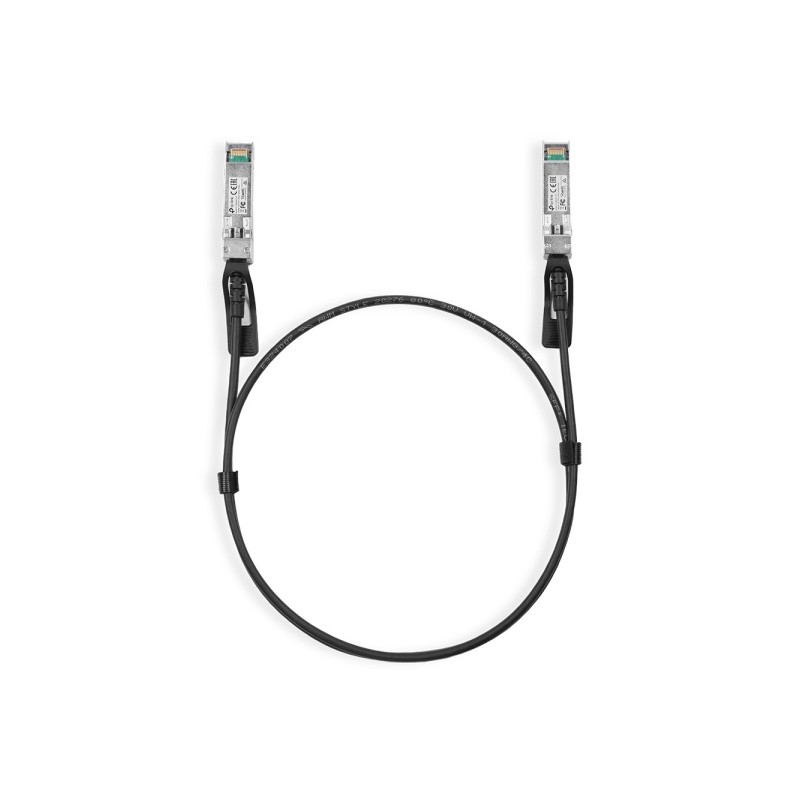 TP-Link Omada SM5220-1M Cavo di collegamento diretto da 1 m - Velocità fino a 10 Gbps - Connettore 10G SFP+ - Rame arge