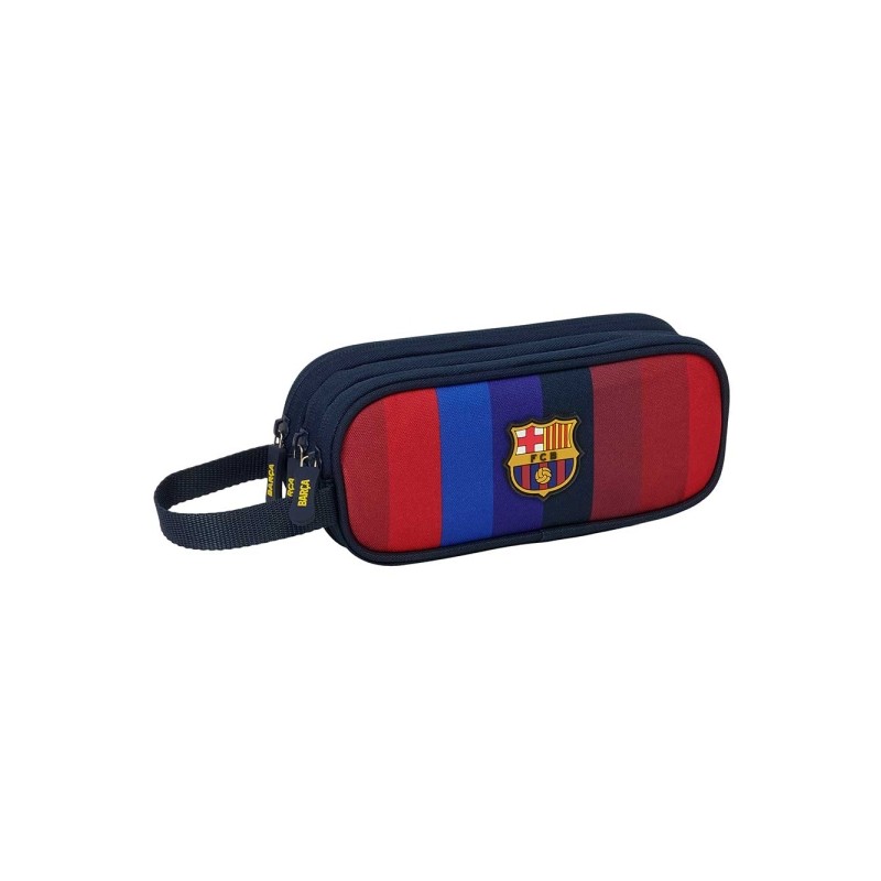 Safta F.C. Barcelona Prima divisa 26/27 Borsa multiuso - 3 scomparti con cerniera - Manico laterale - 21x8.5x7 cm - Colo
