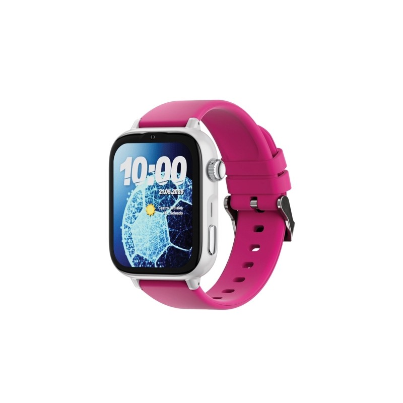 Savefamily Smartwatch per bambini SaveWatch Plus 2 - Schermo AMOLED - Cassa bianca - Cinturino in silicone Lollipop