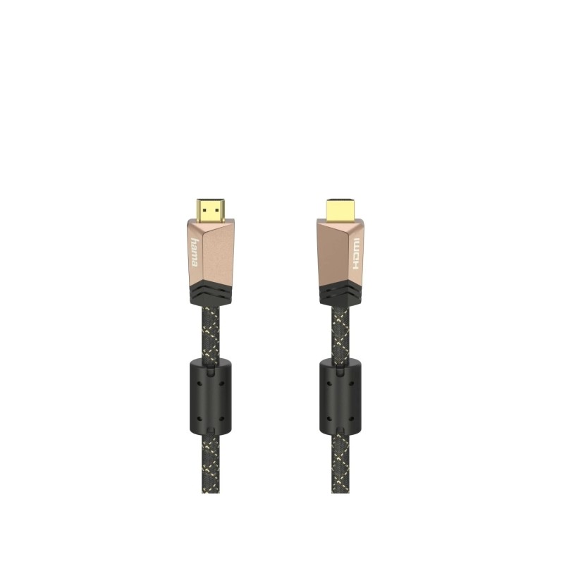 Cavo HDMI 4K Hama Prime maschio - Lunghezza 1.5 m - Supporta ARC - Connettori placcati in oro - Ethernet - Velocità fin
