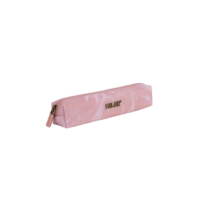 Milan Lava Mini astuccio multiuso - Rotondo - Chiusura con cerniera - 20.5x4.5x5 cm - Colore rosa