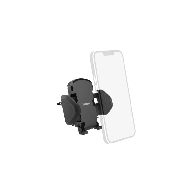 Hama Move Supporto da auto per smartphone - Peso massimo 250 g - Morsetto per griglia - Larghezza del dispositivo da 4.5