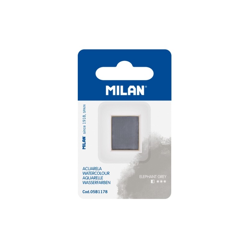 Milan Art Acquerello di ricambio - Godet medio - Colore grigio