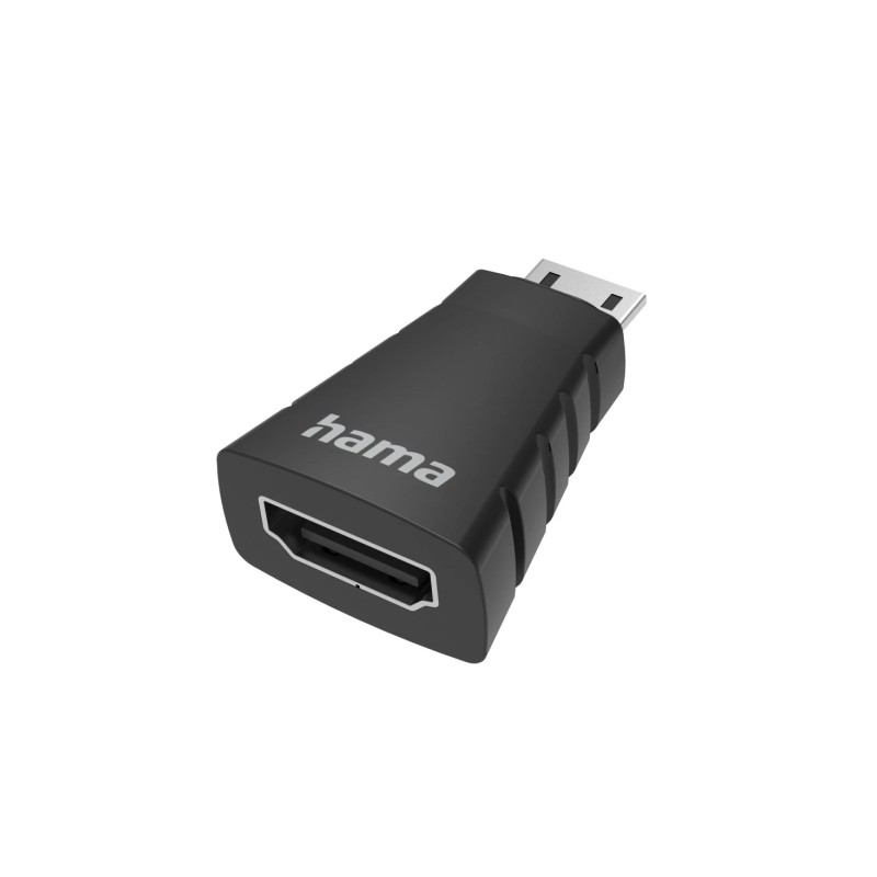Adattatore HDMI Hama Essential - 4K - HDMI femmina - Mini HDMI maschio - Colore: nero