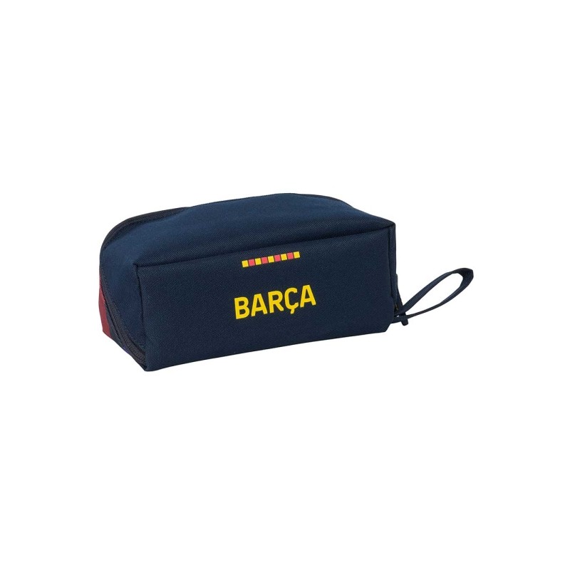 Safta F.C. Barcelona Prima Divisione 26/27 Borsa quadrata - Cerniera diagonale a doppio cursore - Manico laterale - 20x8