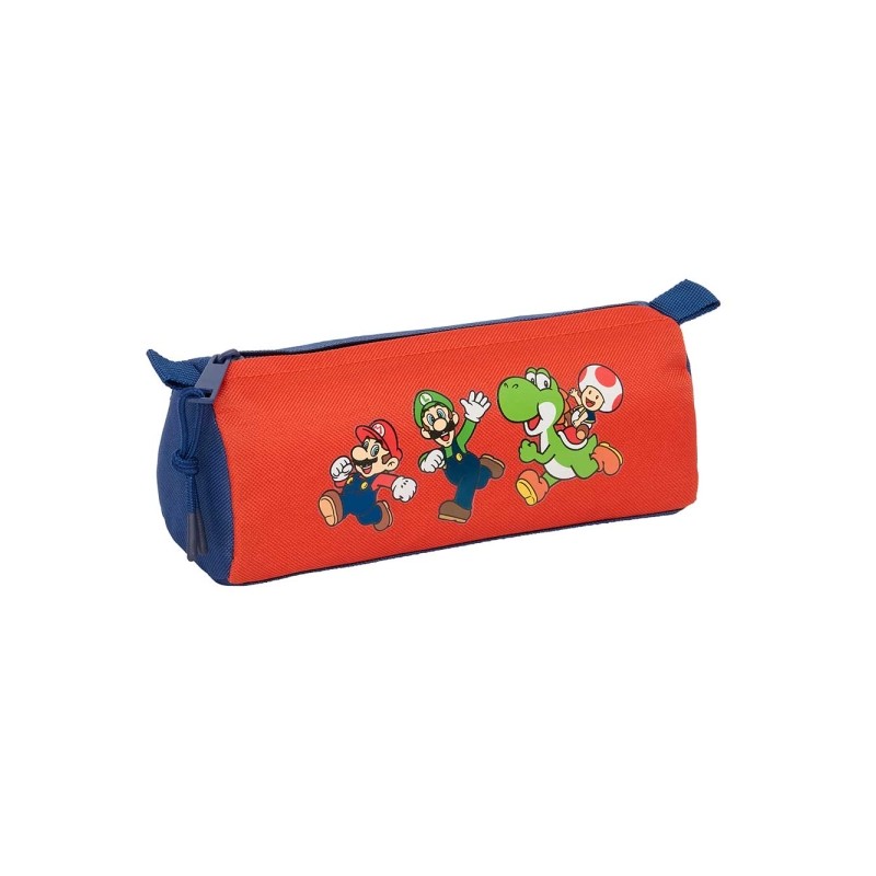 Safta Super Mario Mamma Mia Borsa multiuso - Cerniera - 1.20 L - 210x70x80 mm - Colore: rosso e blu