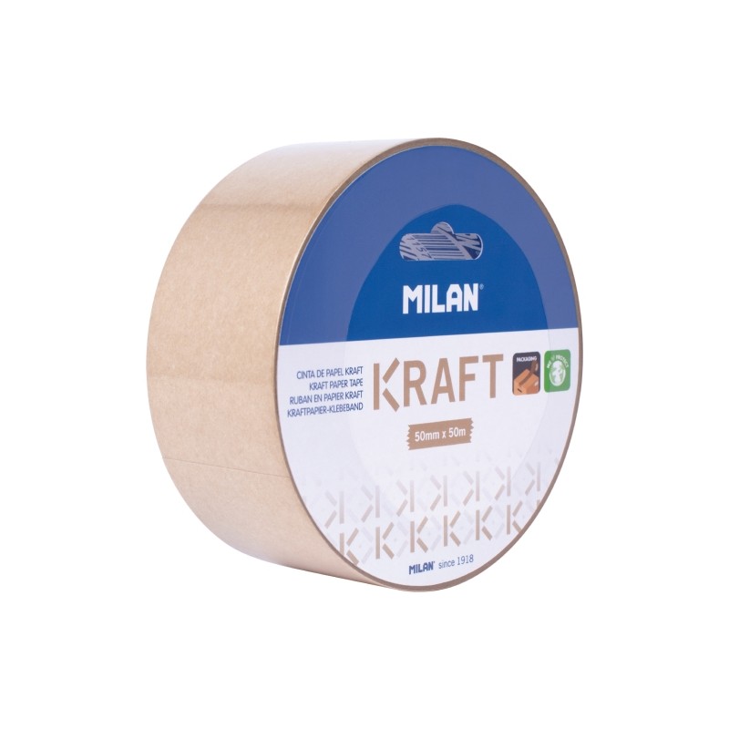 Nastro in carta kraft Milan - 50 mm x 50 m - Colore marrone