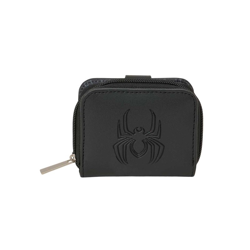 Safta Spider-Man Portamonete con portafoglio - Scomparto per banconote e carte - Chiusura con patta magnetica - Scompart