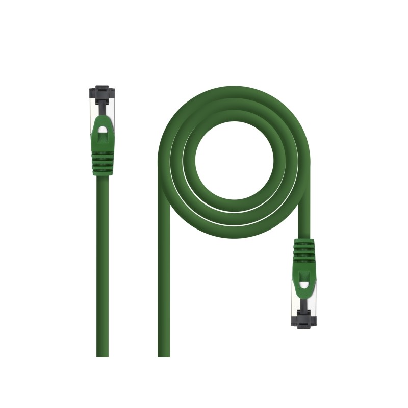 Nanocable Cavo di collegamento Cat. 8.1 2 GHz LSZH SSTP AWG26 - Lunghezza 0.5 m - Colore verde