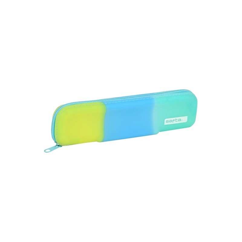 Safta Portatutto - Cerniera - Silicone - Capacità 0.25 L - 200x20x55 mm - Multicolore