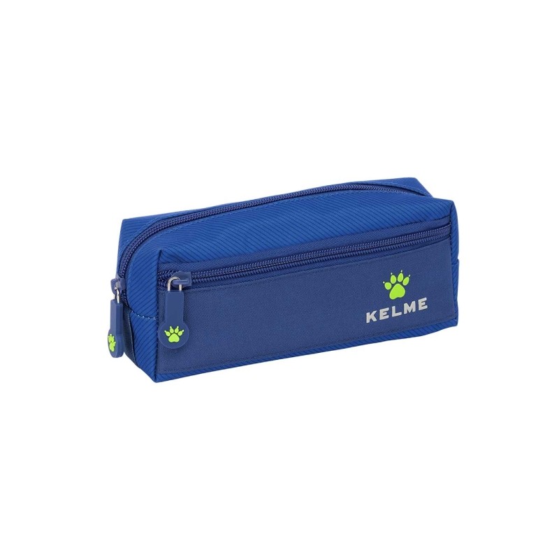 Safta Kelme Blue Portatutto - 3 scomparti con cerniere - Elastico - 0.98 L - 220x60x85 mm - Colore blu