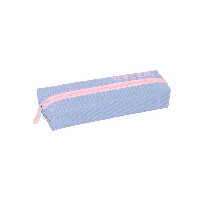 Safta Munich Mellow Borsa portaoggetti - Cerniera - Elastico - 0.53 L - 220x70x40 mm - Colore: azzurro