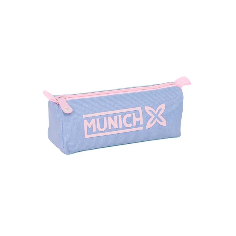 Safta Munich Mellow Borsa portaoggetti - Cerniera - 1.2 L - 210x70x80 mm - Colore: azzurro chiaro