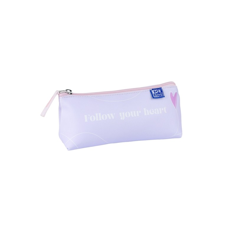 Oxford Cute Astuccio triangolare - Poliuretano - Cerniera - 21x9.5x5.5 cm - Colori assortiti