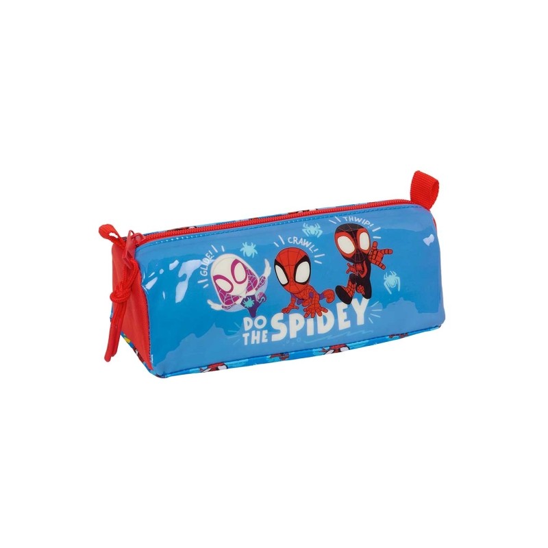 Safta Spidey Portatutto - Cerniera - 1.20 L - 210x70x80 mm - Colore: rosso e blu