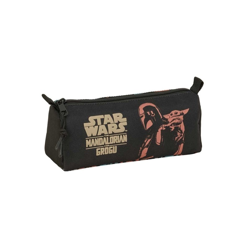 Safta Mandalorian e Grogu Borsa multiuso - 1 scomparto con cerniera - 21x8x7 cm - Colore: nero