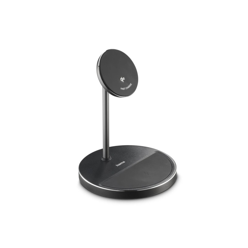 Hama Qi2 Caricabatterie wireless - Potenza 5 W - USB-C - Ricarica rapida - Colore: nero
