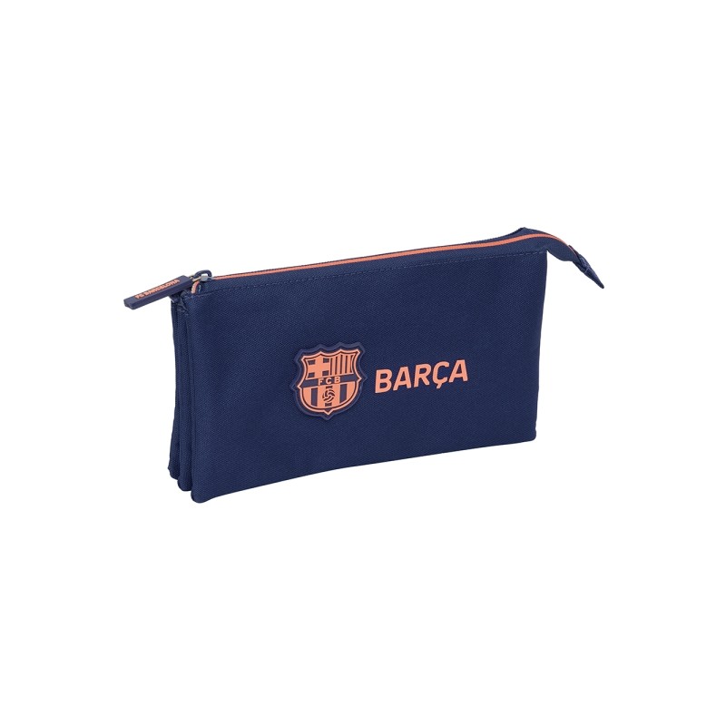 Safta F.C. Barcelona - Seconda divisa - Borsa multiuso - 3 scomparti con cerniera - Tasca interna - 0.6 L - 220x30x120 m