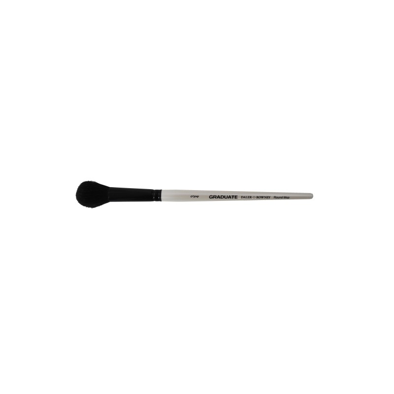 Pennello per acquerello Daler Rowney Graduate - Pelo di capra naturale - Manico corto - Rotondo montato a punta da 3/4