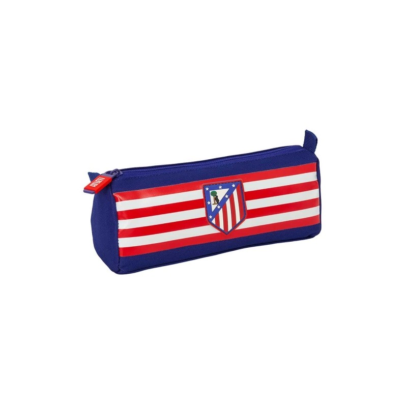 Safta Atletico de Madrid Borsa multiuso - 1 scomparto con cerniera - 21x8x7 cm - Colore blu marino
