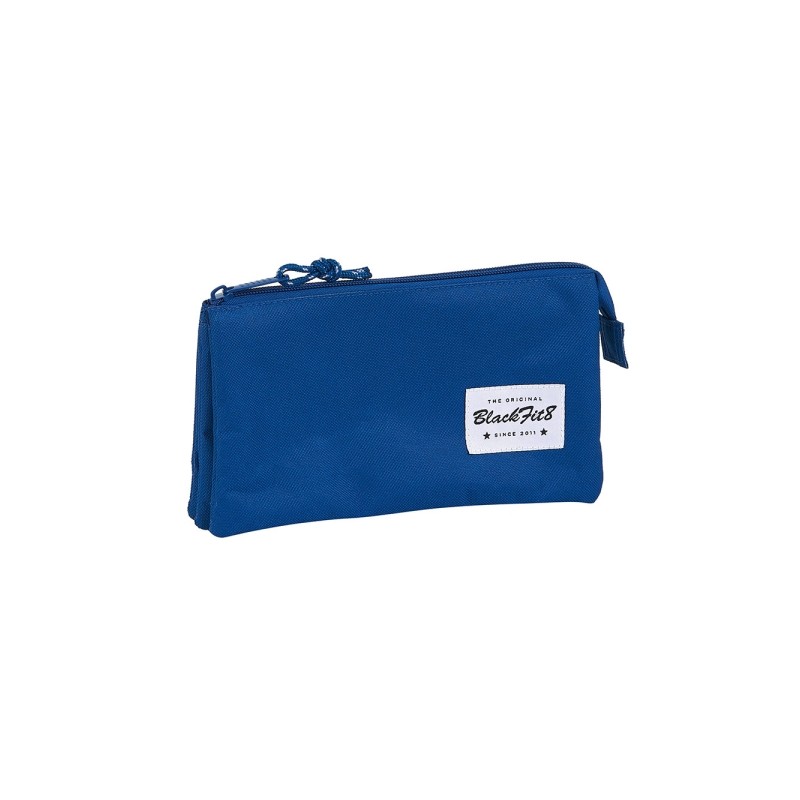 Safta Blackfit8 Oxford Borsa multiuso - 3 scomparti con cerniera - Tasca interna - 0.6 L - 220x30x120 mm - Colore blu sc
