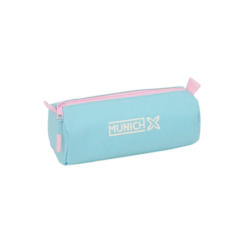 Safta Munich Sky Borsa portaoggetti - 1 scomparto con cerniera - 21x8x7 cm - Colore blu pastello