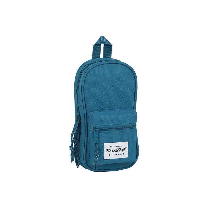 Safta Blackfit8 Egeo Astuccio Zaino - 33 pezzi - Gomma - Matita - Forbici - Temperamatite - Penne a sfera - Evidenziator