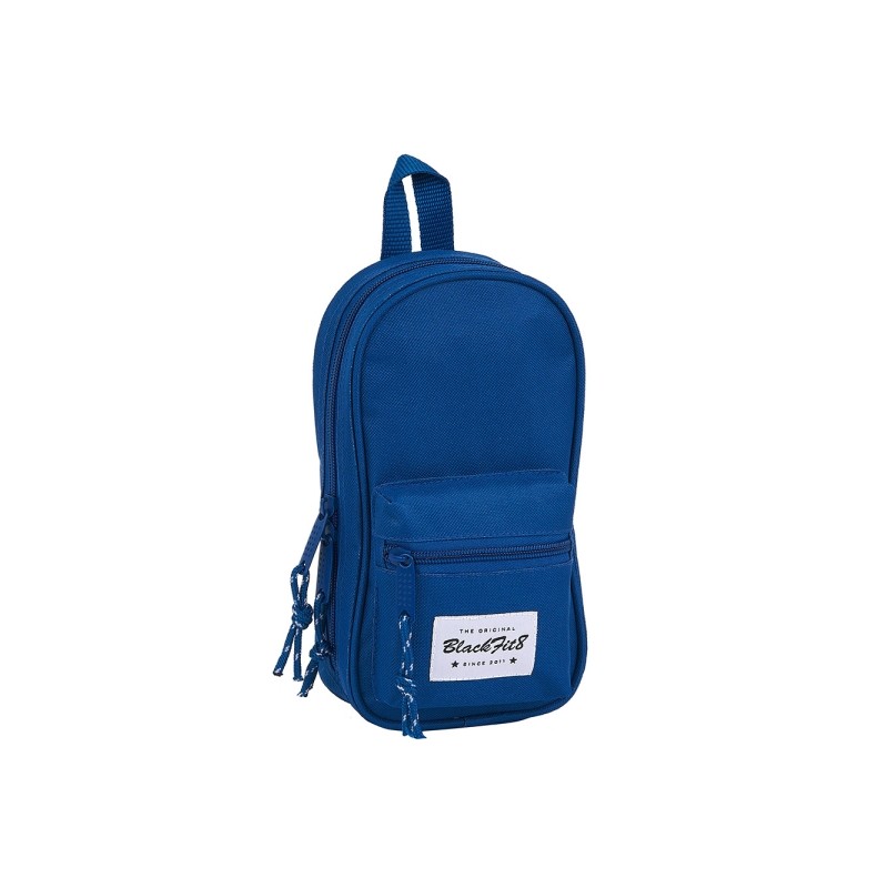 Zaino Safta Blackfit8 Oxford Plumier - 33 pezzi - Gomma - Matita - Forbici - Temperamatite - Penne a sfera - Evidenziato
