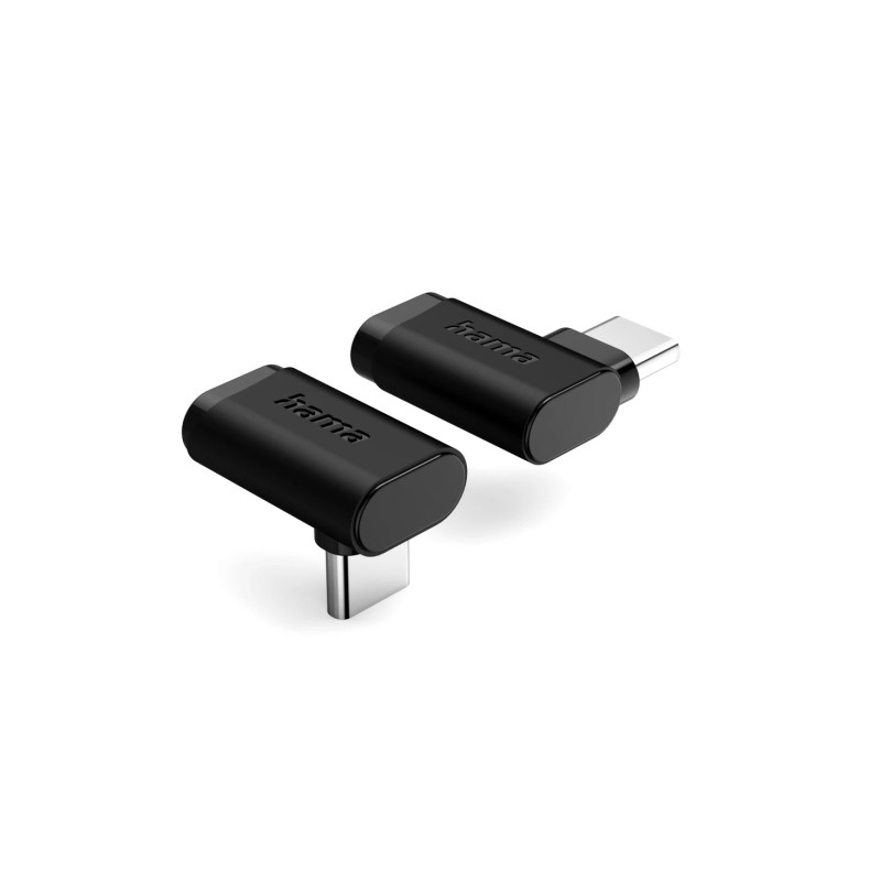 Hama Essential Adattatore USB-C ad angolo di 90° - Potenza fino a 240 W - Velocità fino a 10 Gbit/s - Power Delivery -