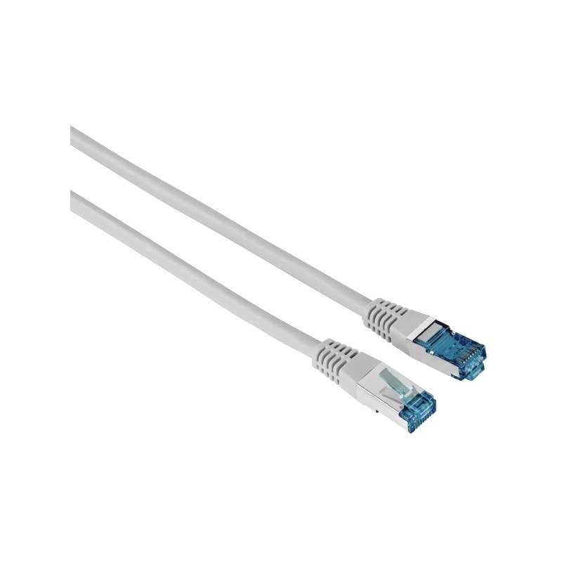 Cavo di rete Hama Entry UTP RJ45 Cat-6 - Lunghezza 3 m - Velocità fino a 1 Gbps - Schermato - Colore grigio