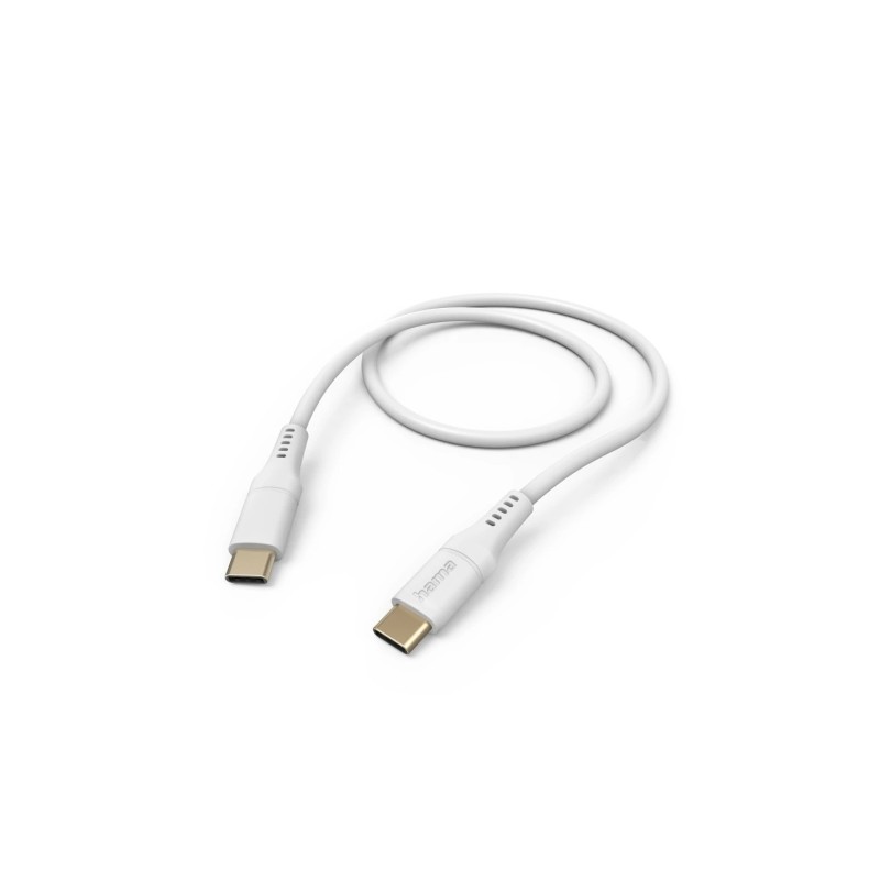 Cavo USB-C maschio Hama - Potenza massima 60 W - Lunghezza 1.5 m - Silicone - Velocità fino a 480 Mbps - Placcatura in 