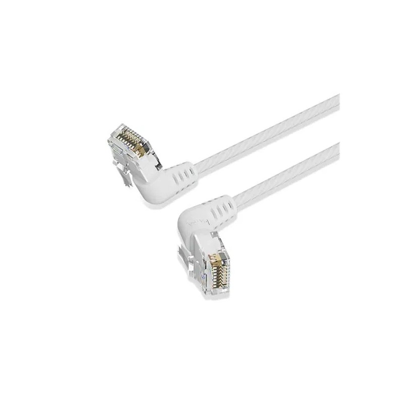 Cavo di rete Vention Cat.6a UTP con connettore angolato - Slim - Lunghezza 3 m - Velocità fino a 10 Gbps - 32 AWG - Riv