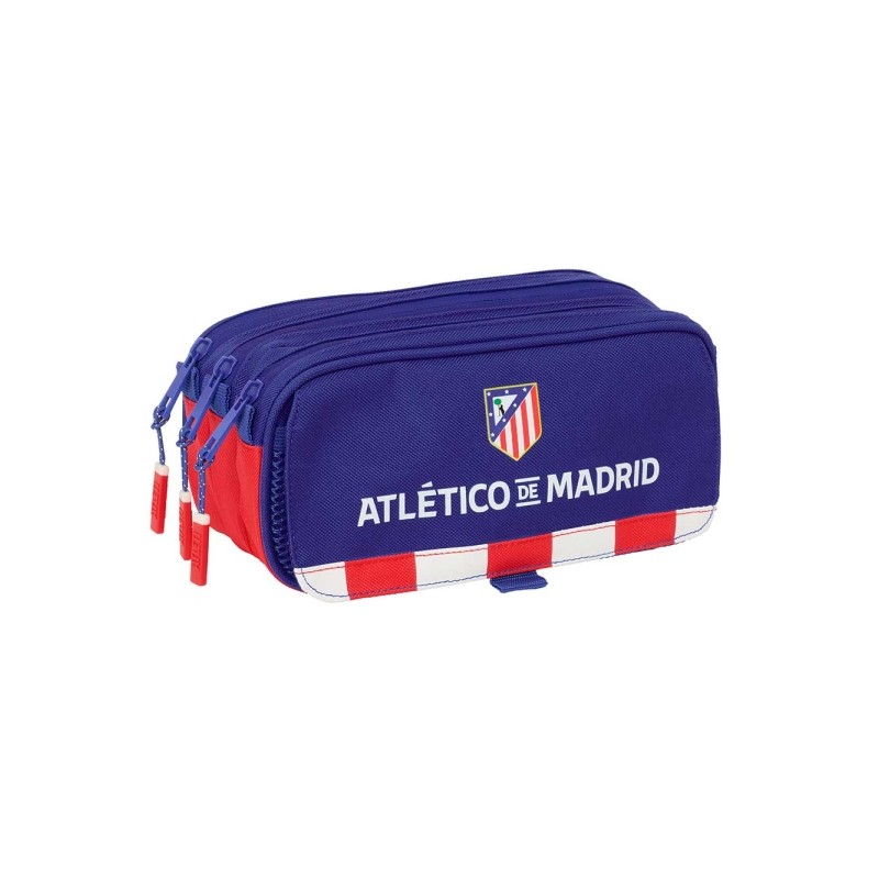 Safta Atletico de Madrid Borsa multiuso - 3 scomparti con cerniera - Tasca frontale - Cinghia regolabile - 1.72 L - 215x
