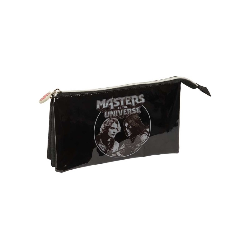Safta Masters of the Universe Borsa multiuso - 3 scomparti con cerniera - Tasca interna centrale - 22x12x3 cm - Colore g