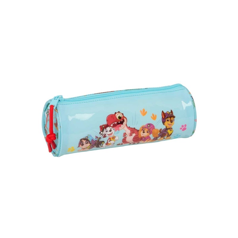 Safta Paw Patrol Dino Rescue Borsa rotonda - Cerniera con tirazza - 20x7x7 cm - Colore: blu pastello