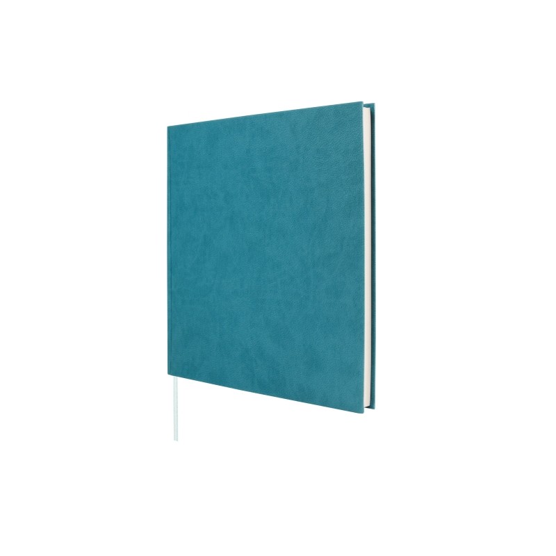 Finocam Event Libro degli ospiti - 80 fogli - 250x250 mm - Carta avorio da 120 g/m² - Copertina sintetica in similpelle