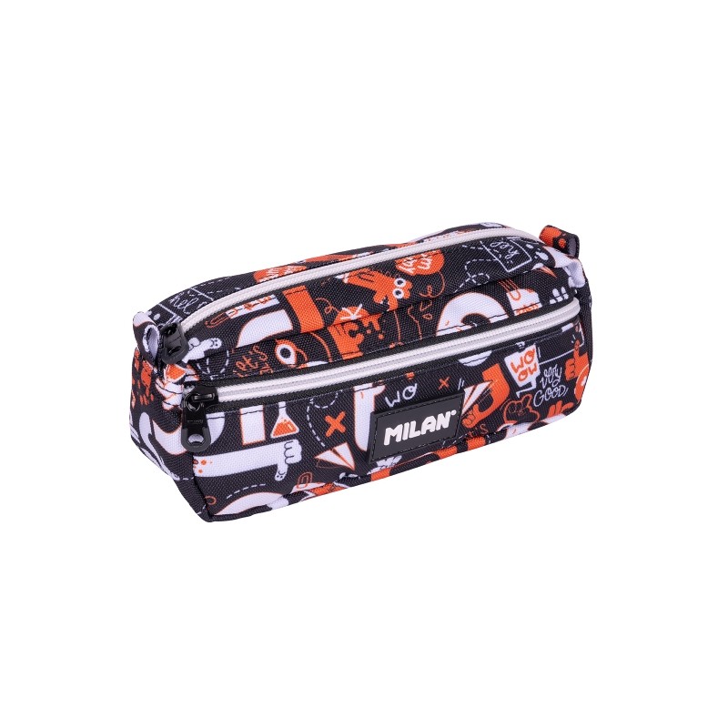 Milan Fingers Custodia multiuso - Rettangolare - 2 cerniere - 21x8.5x6.1 cm - Colore arancione