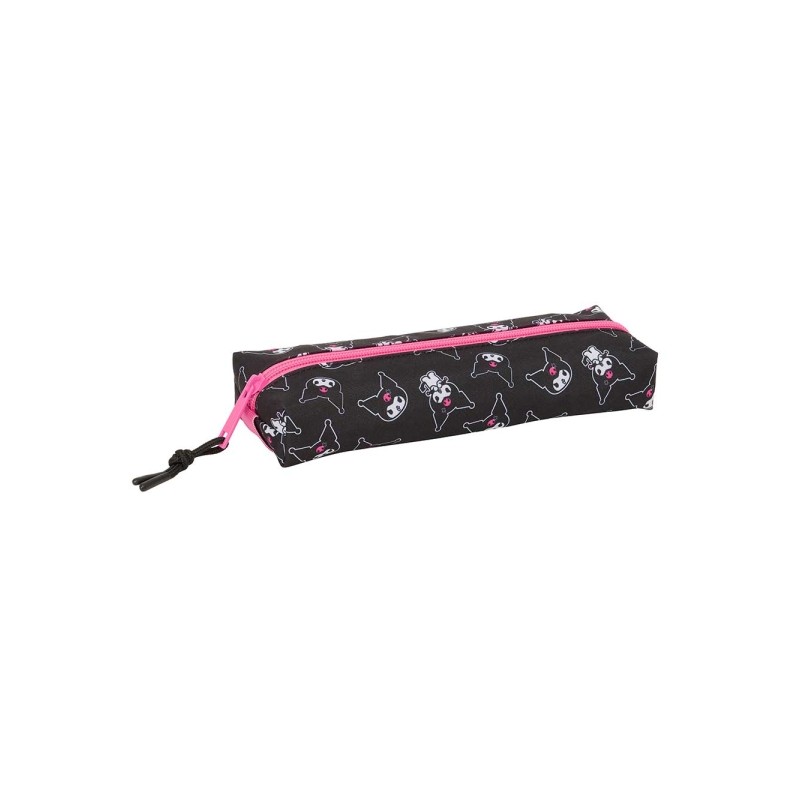 Safta Kuromi Borsa multiuso - Cerniera - Elastico - 0.53 L - 220x70x40 mm - Colore: nero e rosa