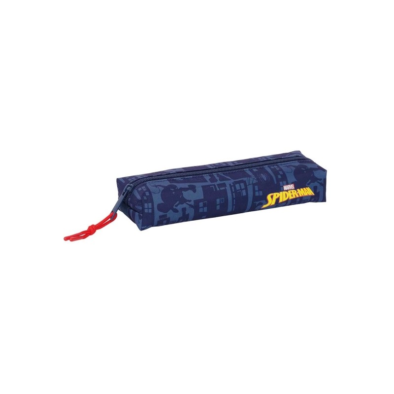 Safta Spider-Man Borsa multiuso - Cerniera - Elastico - 0.53 L - 220x70x40 mm - Colore blu marino