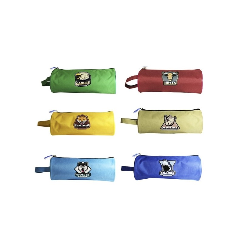Bismark Animals - Borsa portaoggetti rotonda con immagini di animali - 1 scomparto - 6 modelli diversi