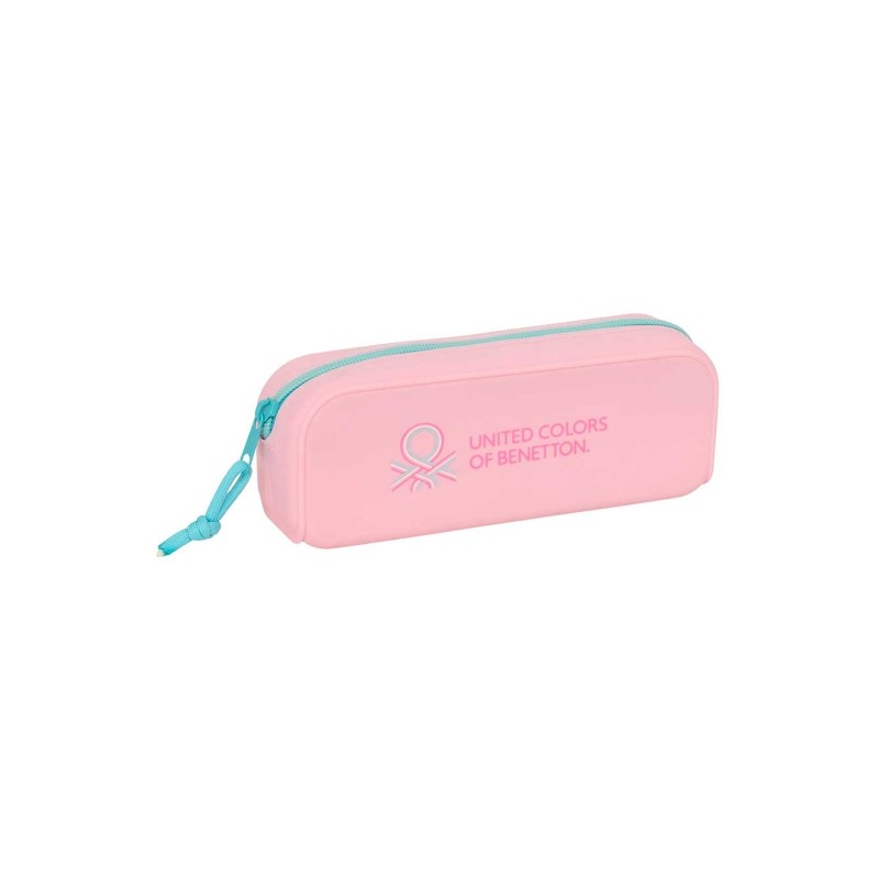 Safta Benetton Dolce Borsa multiuso - Cerniera - Silicone - 0.60 L - 185x55x75 mm - Colore rosa pastello